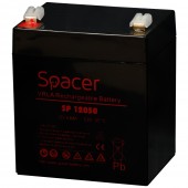 ACUMULATOR UPS SPACER 12V / 5Ah, dimensiuni: 90x70x101mm, inaltime+terminal: 107mm, terminal F2