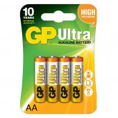 Baterie GP Batteries, Ultra Alcalina AA 1.5V alcalina, blister 4 buc. 