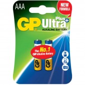 Baterie GP Batteries, Ultra+ Alcalina AAA 1.5V alcalina, blister 2 buc. 