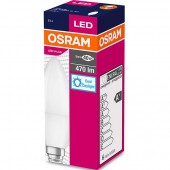 BEC LED Osram, soclu E14, putere 5.5W, forma lumanare, lumina alb rece, alimentare 220 - 240 V