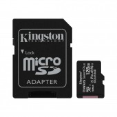 CARD MicroSD KINGSTON, 128 GB, microSDXC, clasa 10, standard UHS-I U1