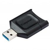 CARD READER extern KINGSTON, interfata USB 3.0, citeste/scrie: SD, micro SD, plastic, negru