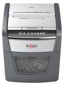Distrugator automat documente Rexel OPTIMUM  45X ,  45 coli, P4, cross-cut, cos  20 litri, negru-gri