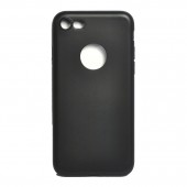 Husa Iphone 7 / Iphone 8 / Iphone SE 2, grosime 1 mm, material flexibil TPU, ColorFull Matt Ultra negru